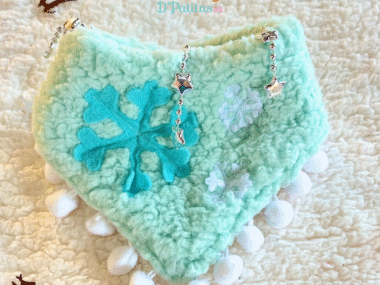 Bandana Copos de Nieve