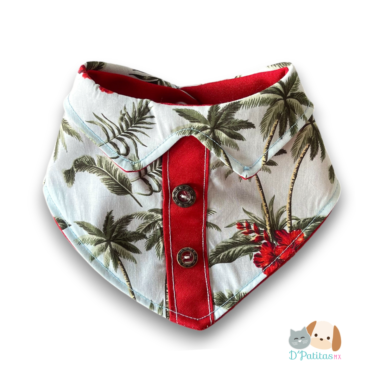 Bandana Coastal Prep para Perro y Gato | Hamptons Pet Club by D'Patitas