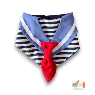 Bandana Sail Away para Perro y Gato | Hamptons Pet Club by D'Patitas
